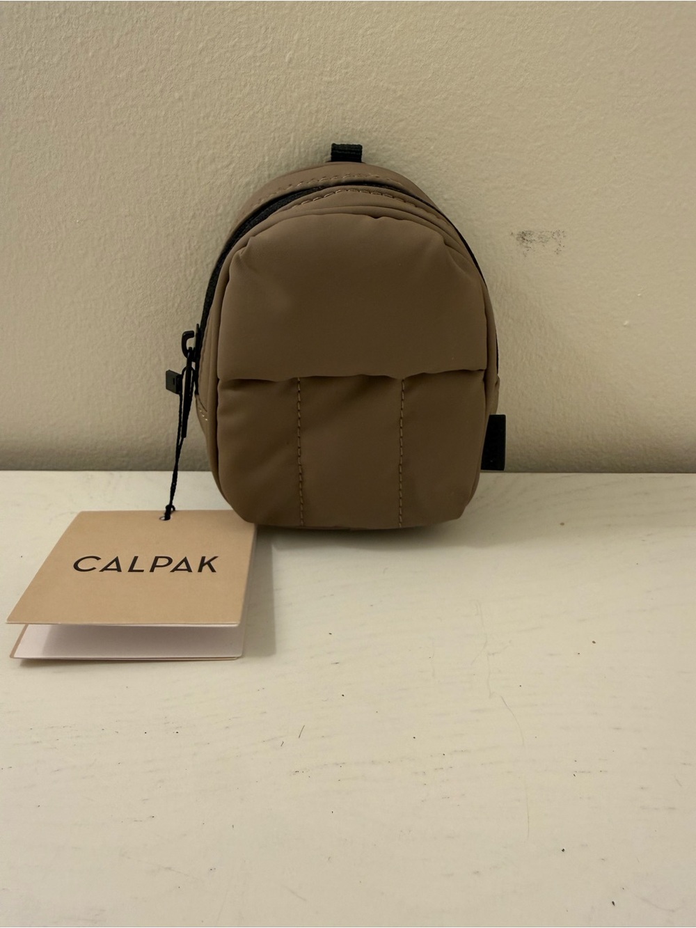 Calpak Small Backpack Pouch in Brown